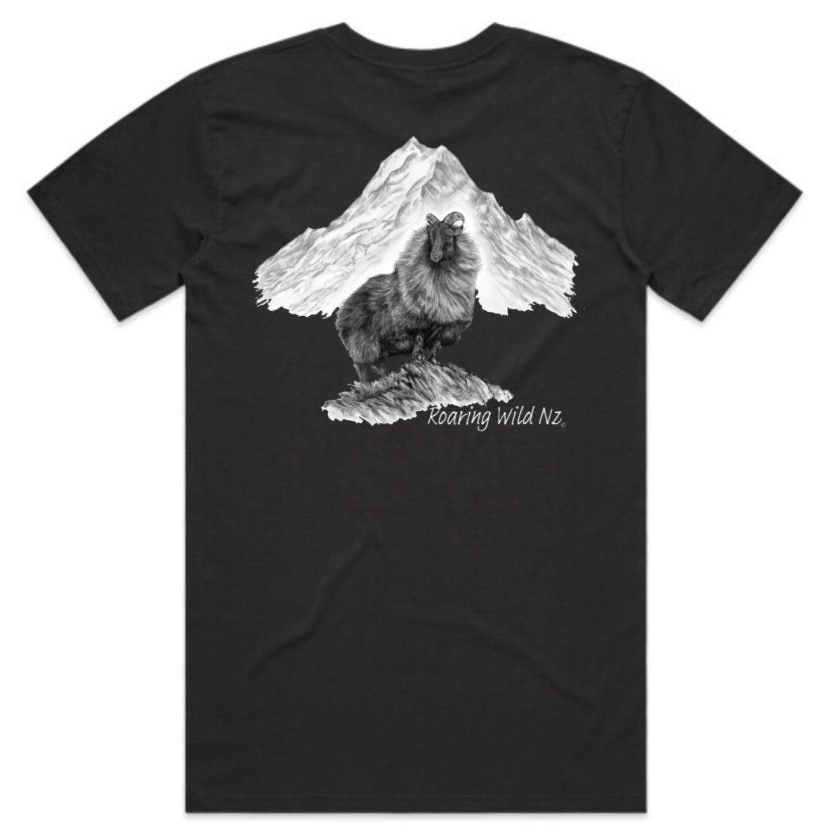 Bull Tahr with Mt Cook T-Shirt