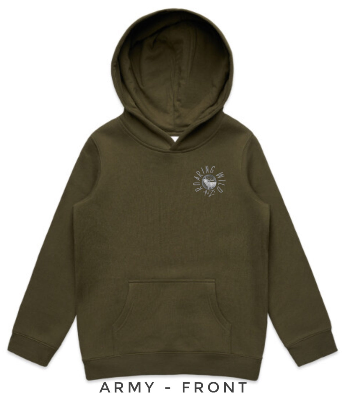 Kids Black Lab Carrying Mallard Hoodie