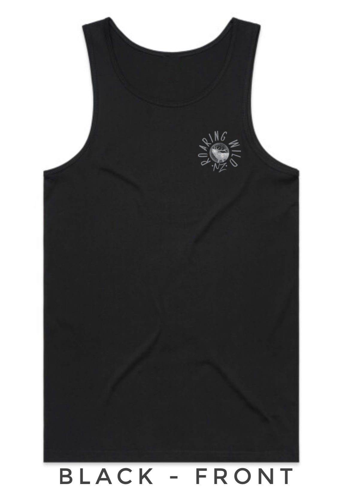 Black and White Boar Head Singlet