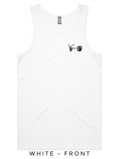 Red Stag and Bull Tahr Head Singlet