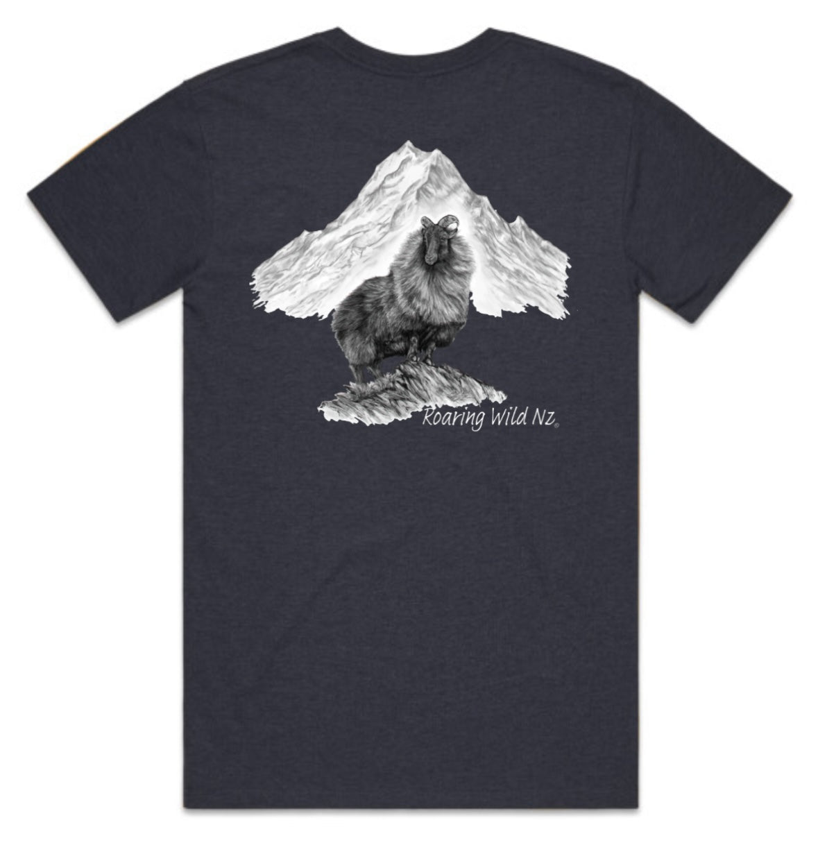 Bull Tahr with Mt Cook T-Shirt