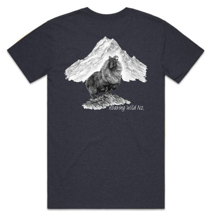 Bull Tahr with Mt Cook T-Shirt
