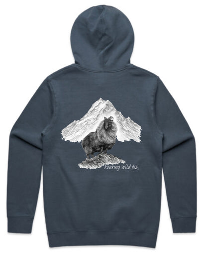 Bull Tahr with Mt Cook Hoodie