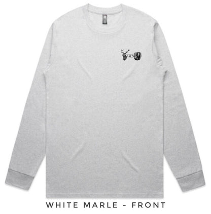 Red Stag and Bull Tahr Head Long Sleeve