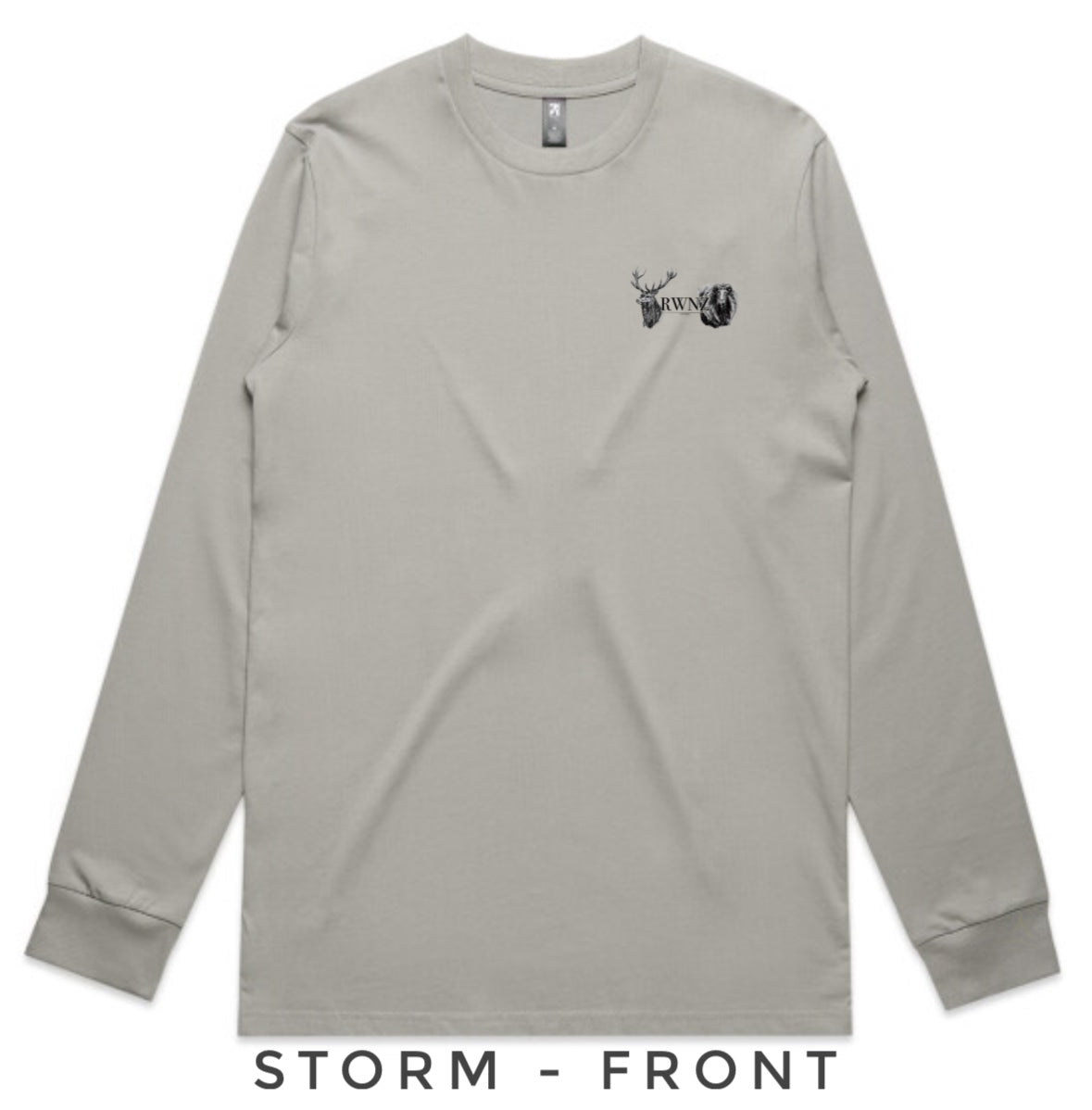 Red Stag and Bull Tahr Head Long Sleeve