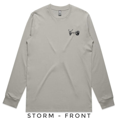 Red Stag and Bull Tahr Head Long Sleeve