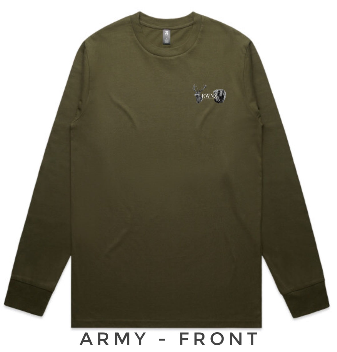 Red Stag and Bull Tahr Head Long Sleeve