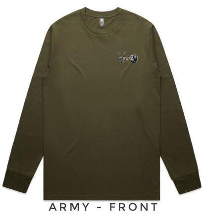 Red Stag and Bull Tahr Head Long Sleeve