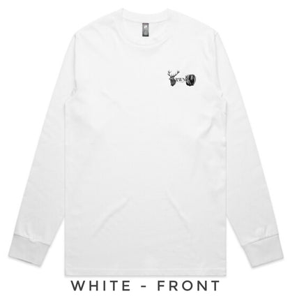 Red Stag and Bull Tahr Head Long Sleeve