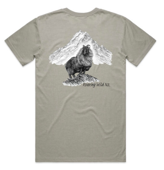 Bull Tahr with Mt Cook T-Shirt