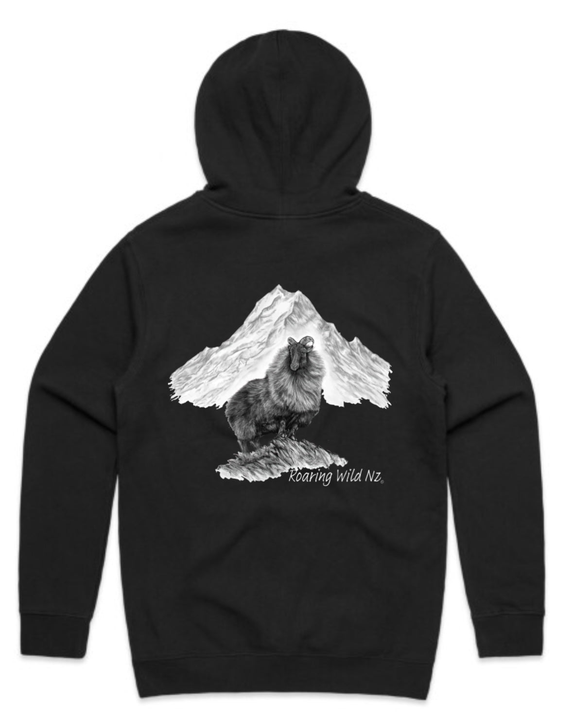 Bull Tahr with Mt Cook Hoodie
