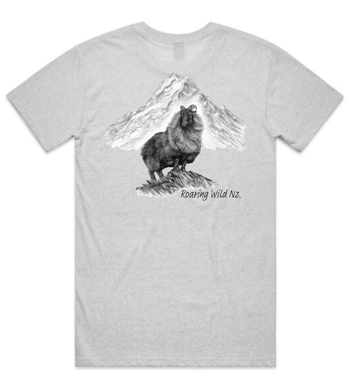 Bull Tahr with Mt Cook T-Shirt