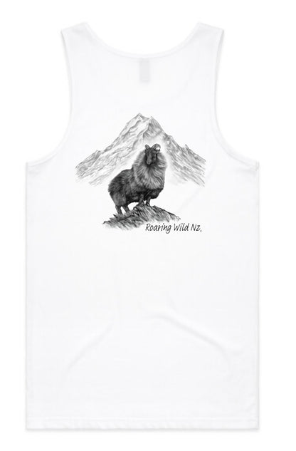 Bull Tahr with Mt Cook Singlet
