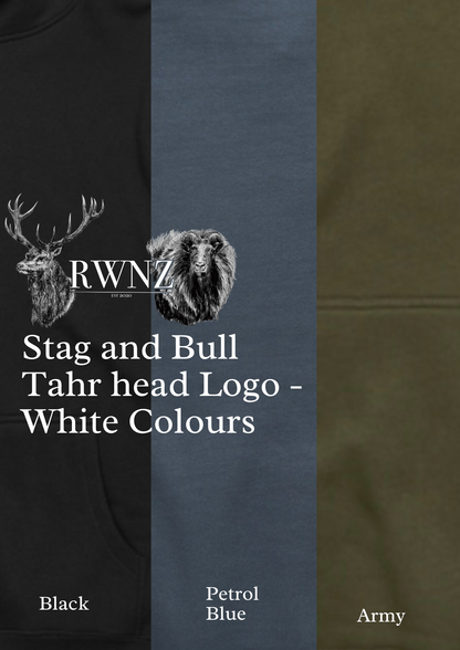 Stag and Bull Tahr Heads Hoodie