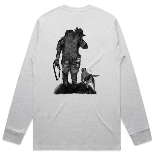 Pig Hunter and Dog Long Sleeve