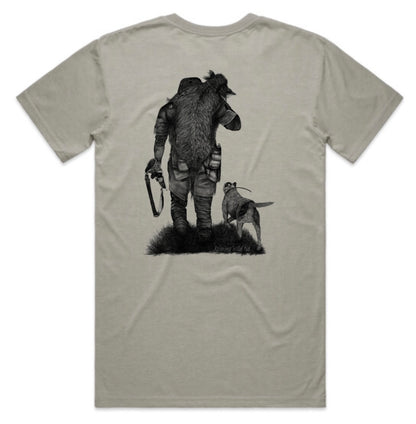 Pig Hunter and Dog T-Shirt