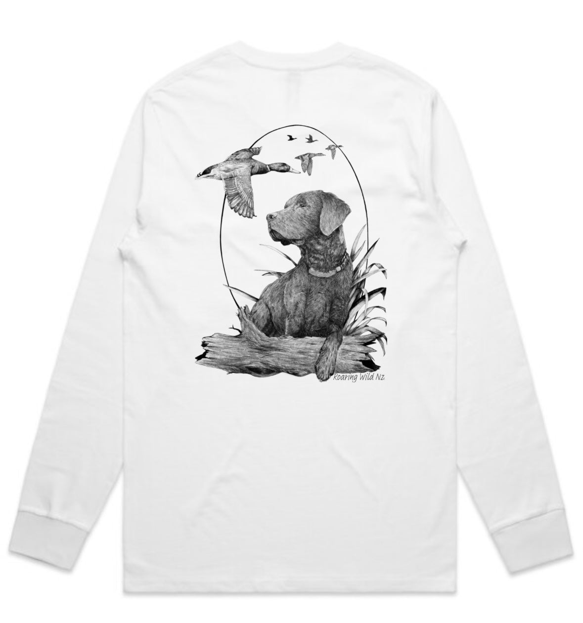 Black Lab and Mallard Mob Long Sleeve