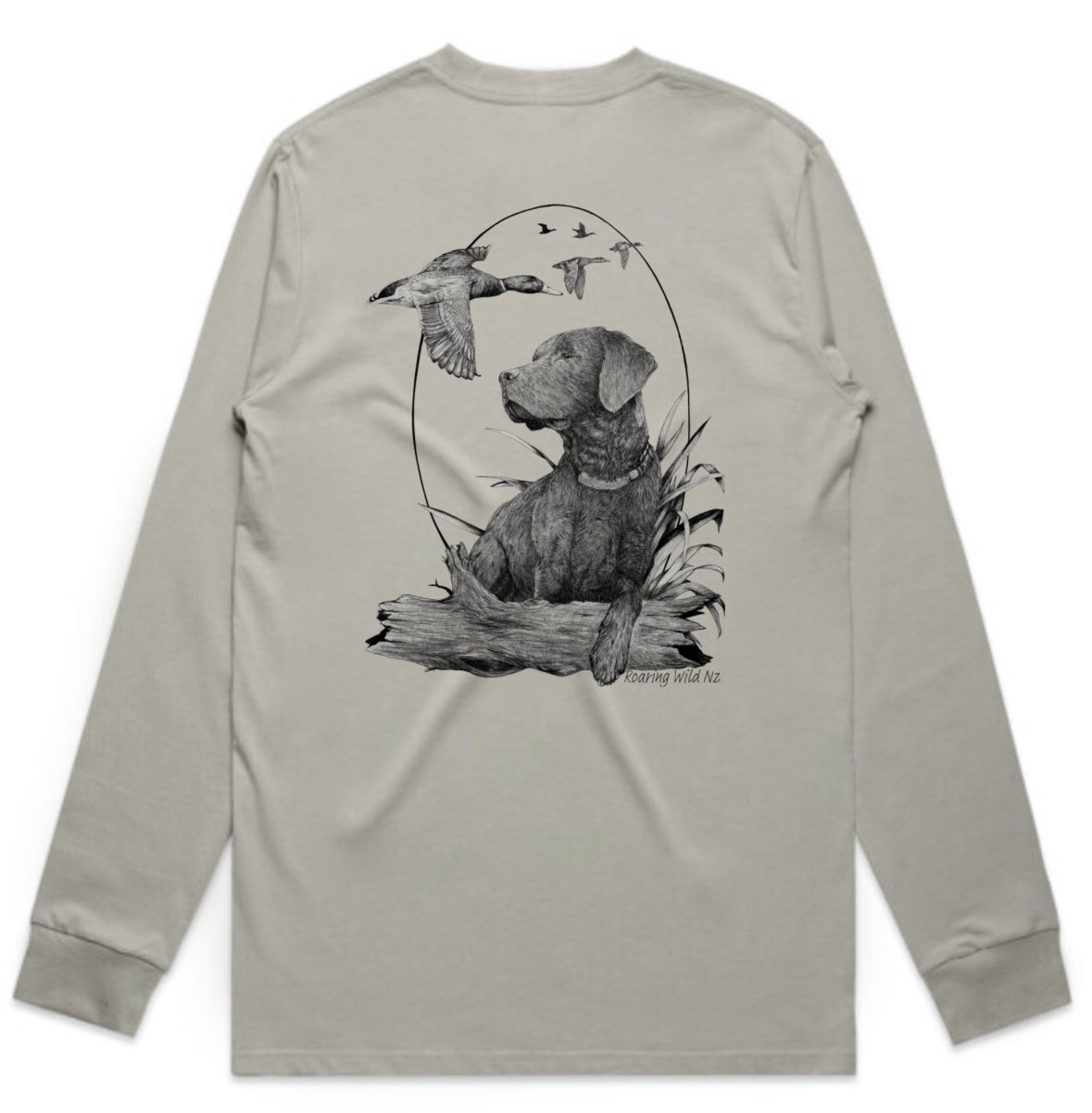 Black Lab and Mallard Mob Long Sleeve