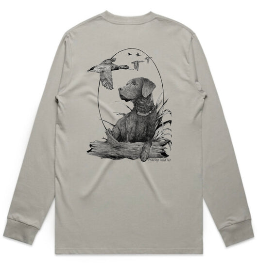 Black Lab and Mallard Mob Long Sleeve