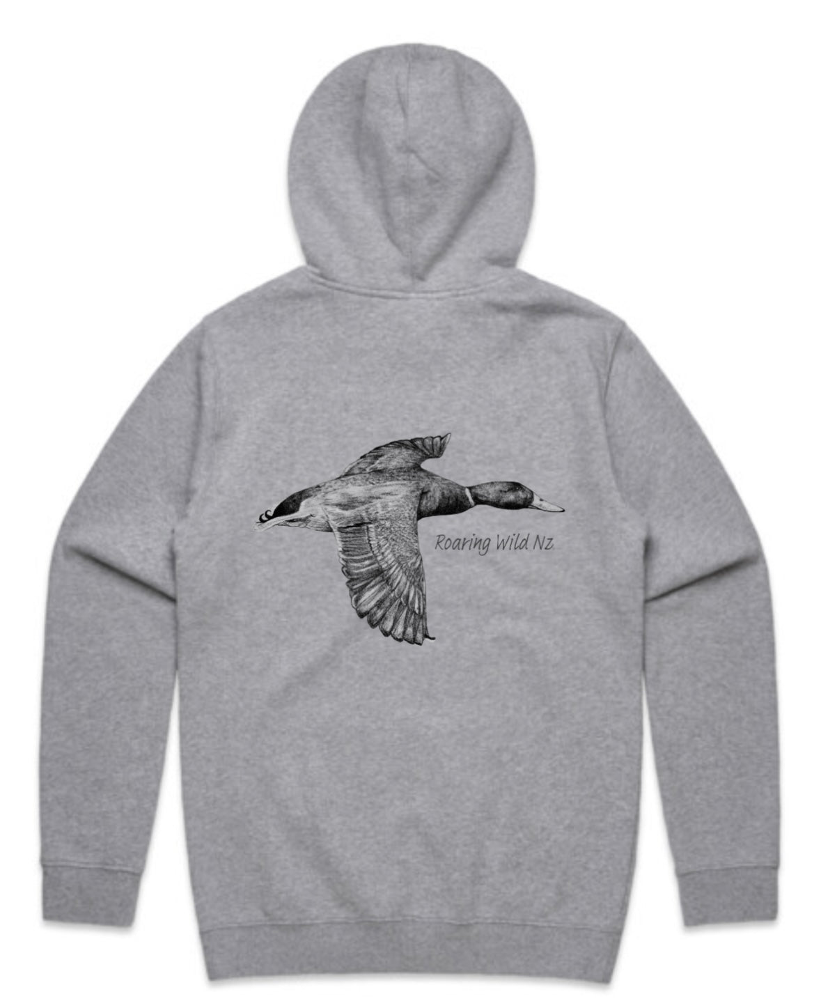 Black and White Mallard Drake Hoodie