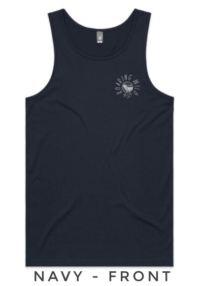 Black and White Mallard Drake Singlet