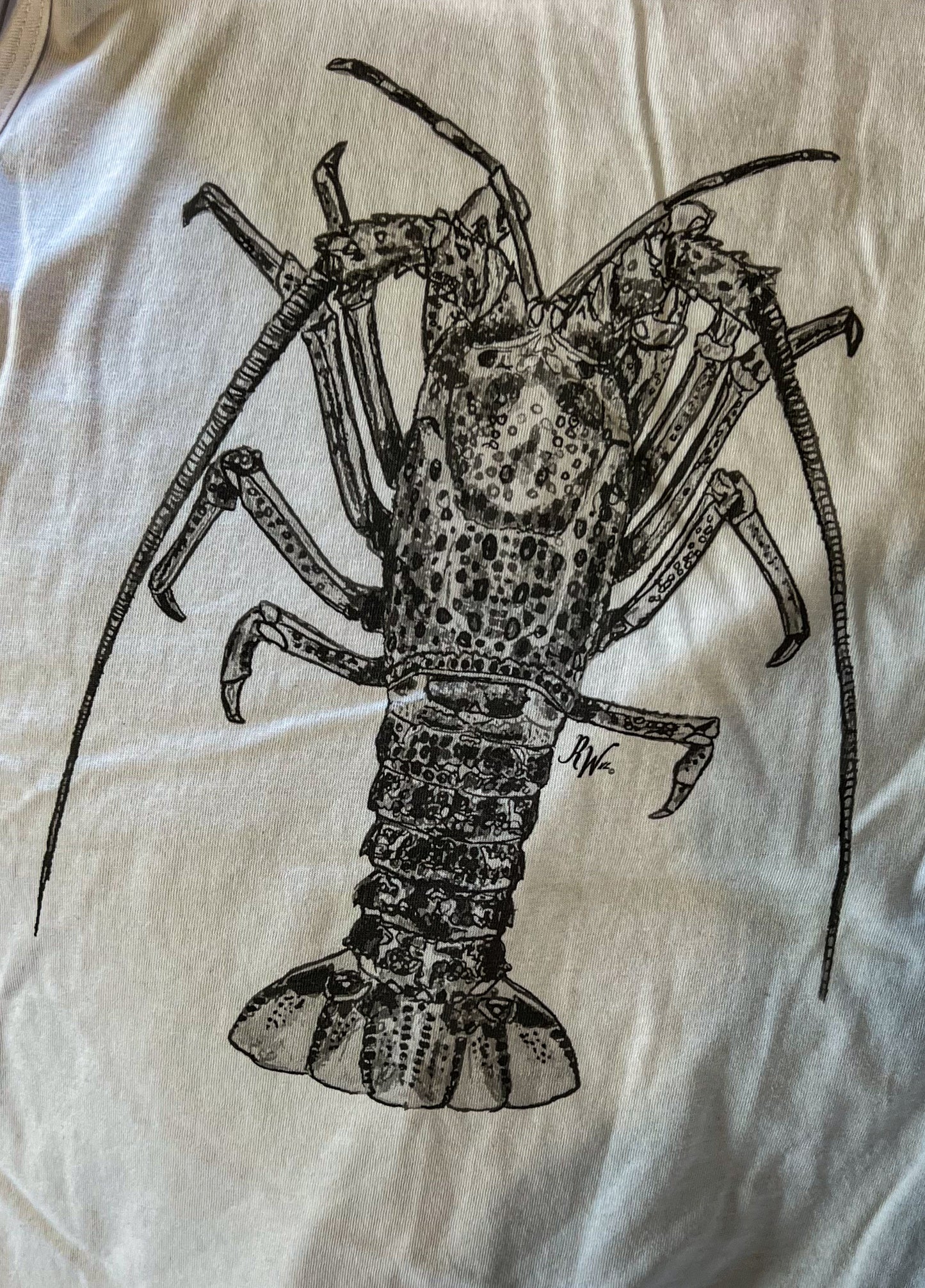 Black and White Crayfish Hoodie