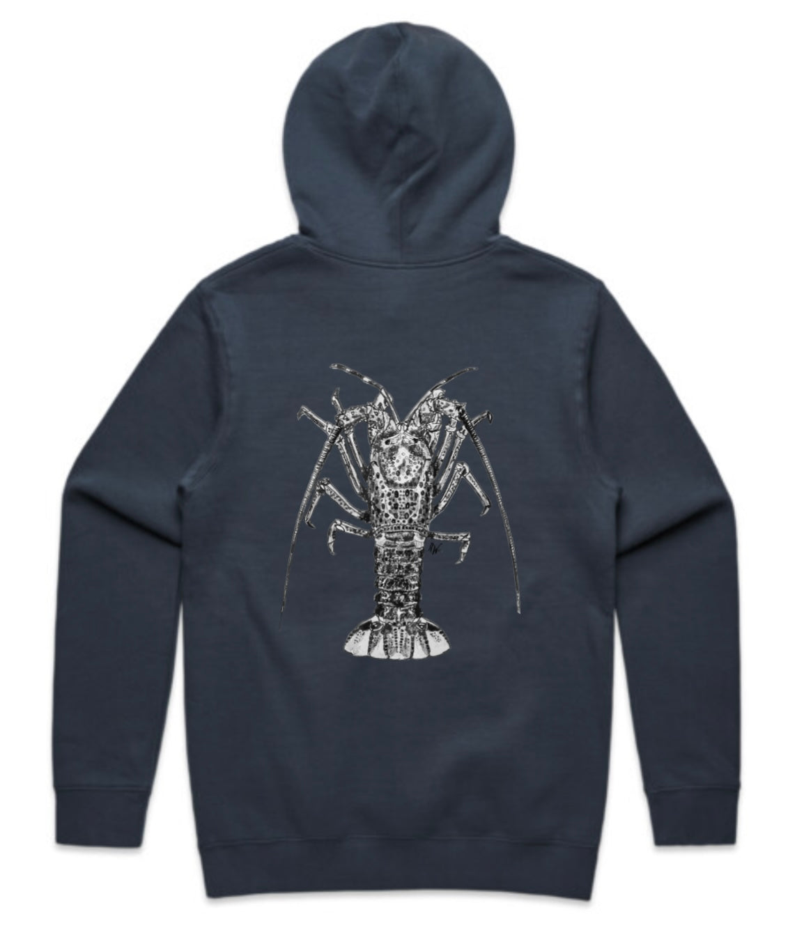Black and White Crayfish Hoodie