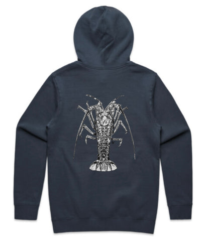 Black and White Crayfish Hoodie