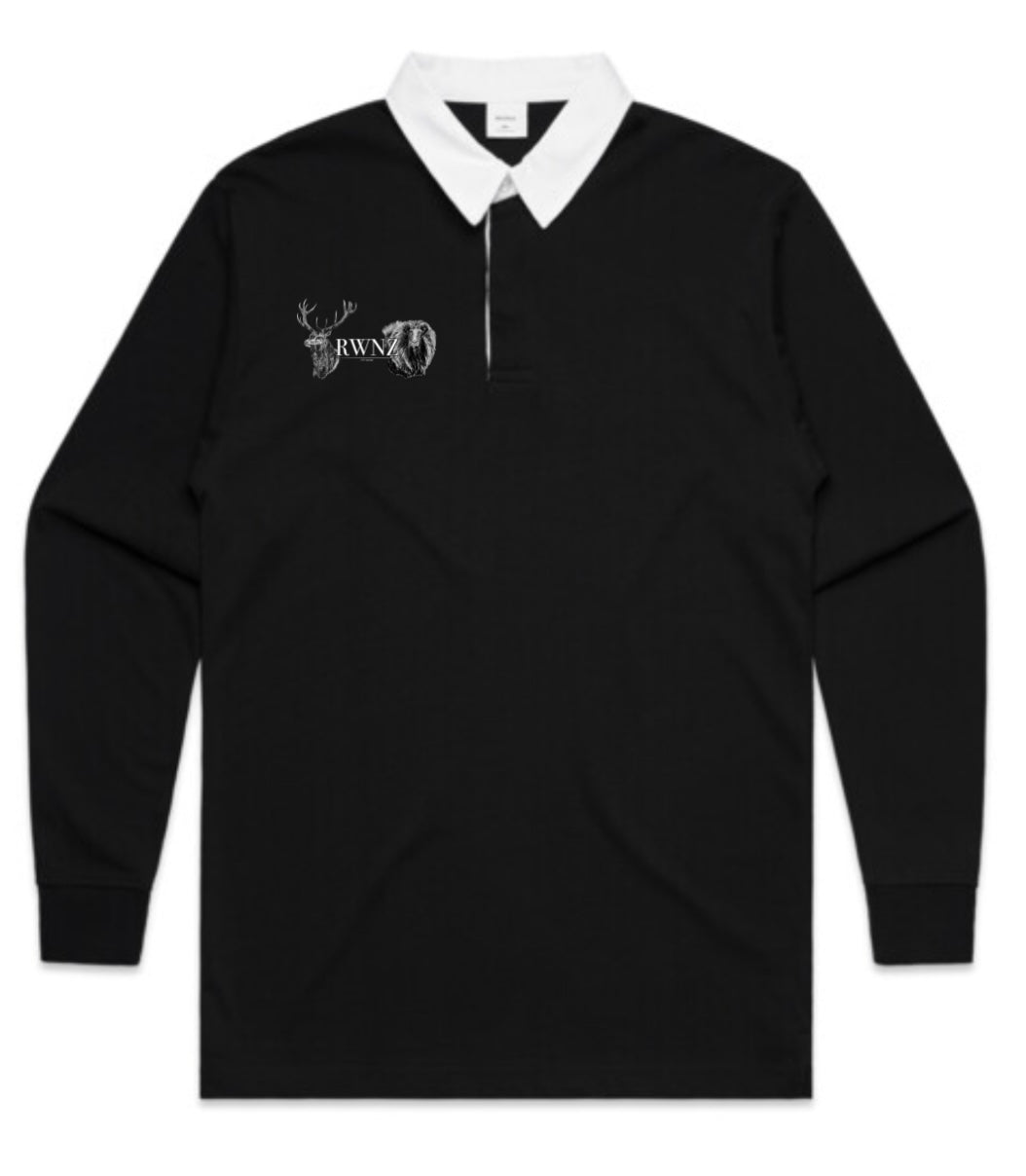 Stag and Bull Tahr Heads Rugby Jersey