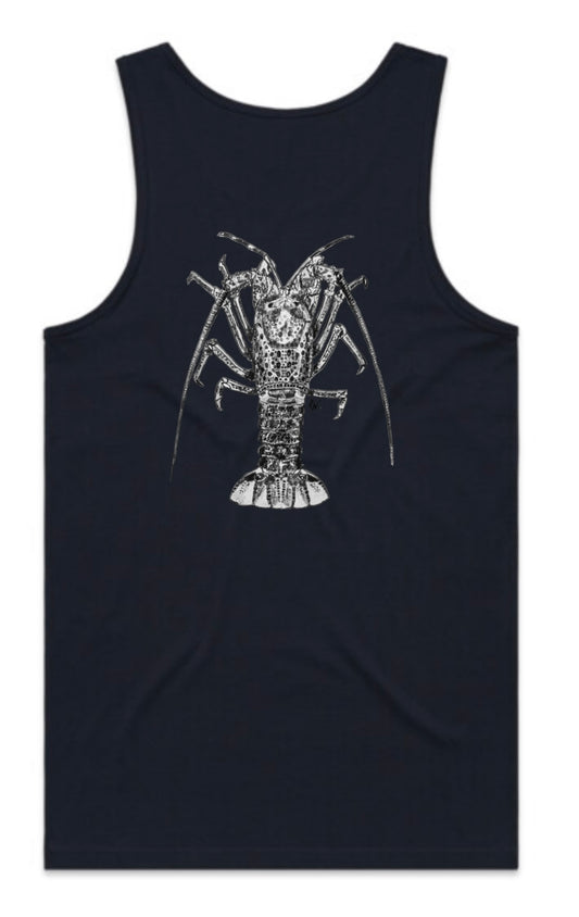 Black and White Crayfish Singlet