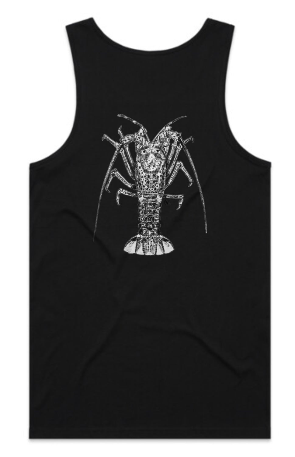 Black and White Crayfish Singlet