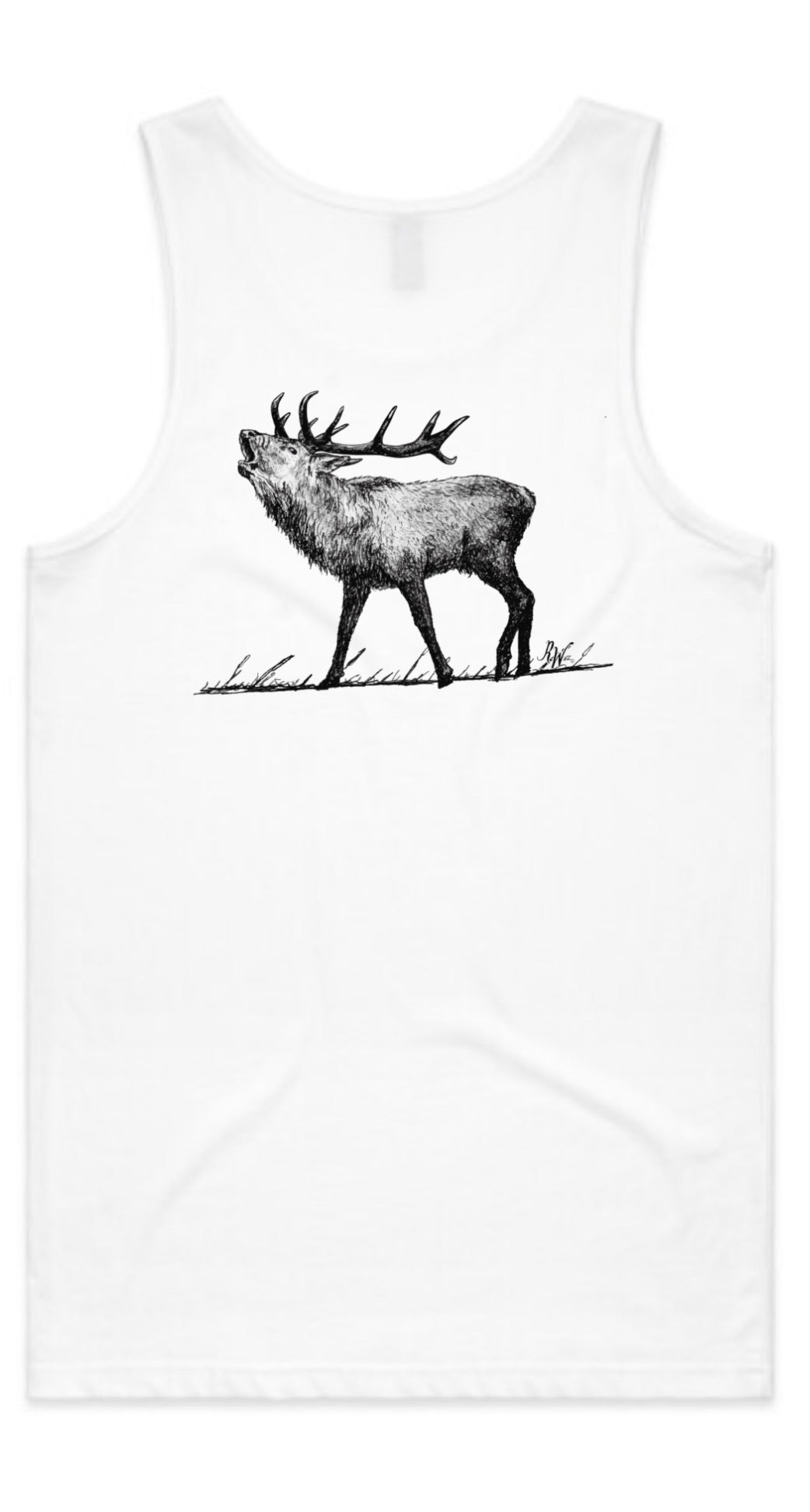 RR Red Stag Singlet