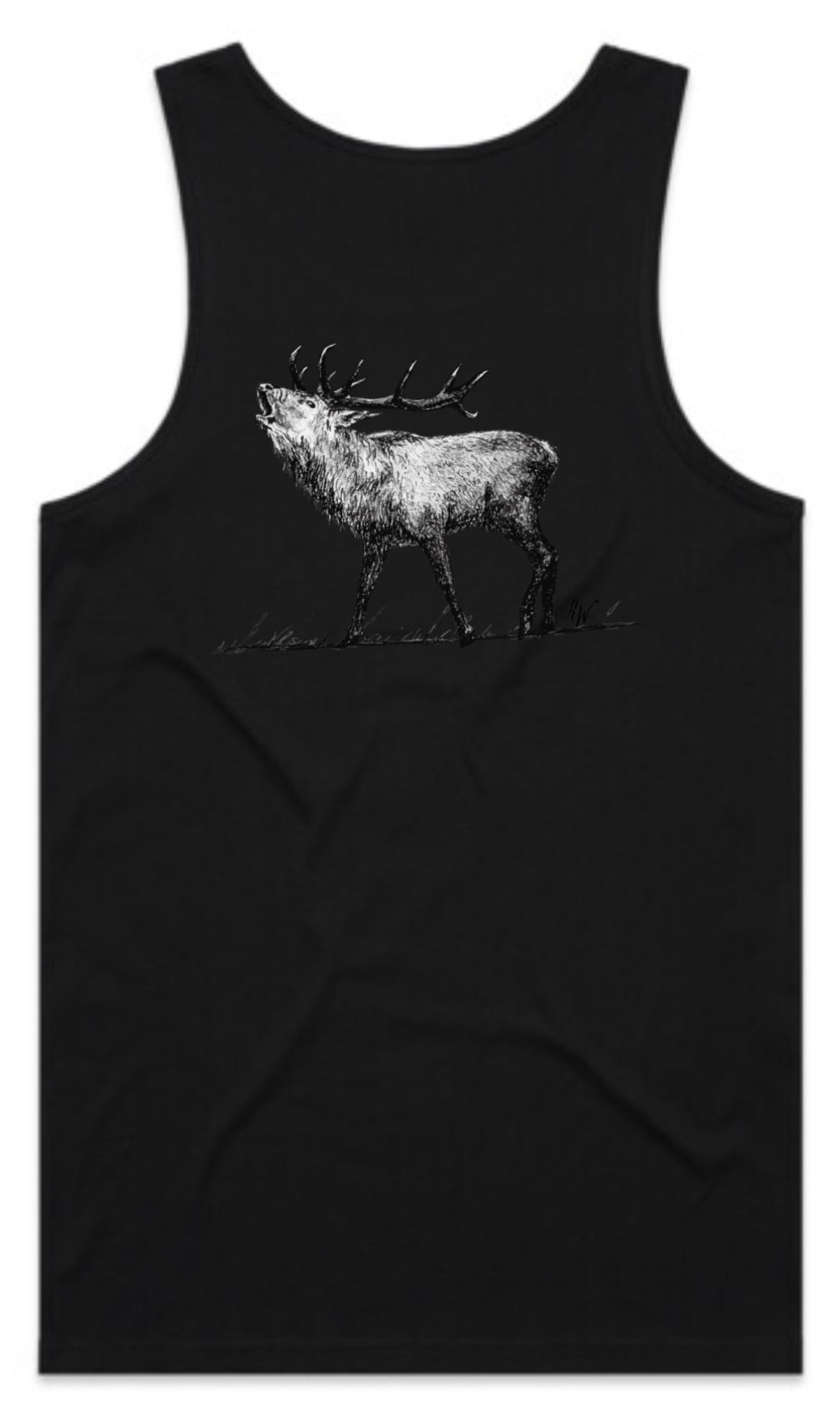 RR Red Stag Singlet