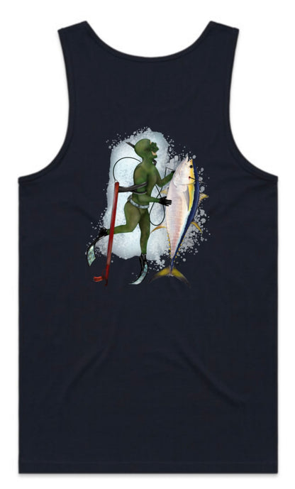 Diver With Yellow Fin Tuna Singlet