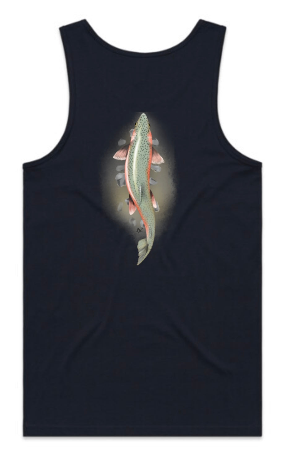 Above Rainbow Trout Singlet