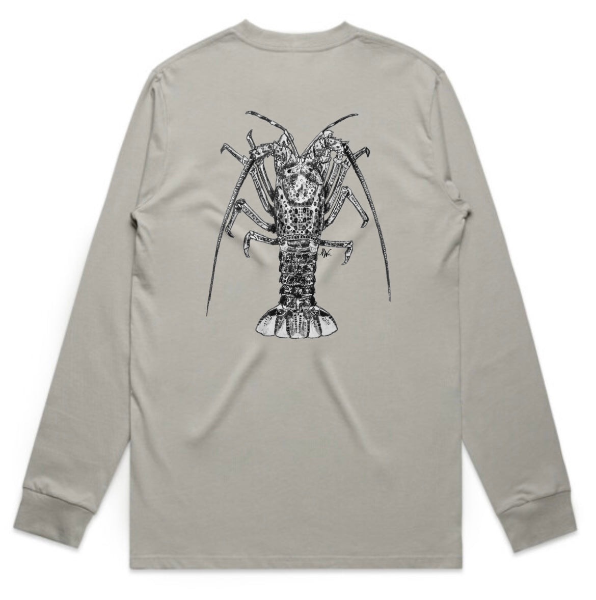 Black and White Crayfish Long Sleeve