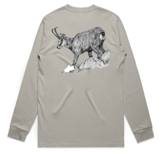 Black and White Chamois Long Sleeve