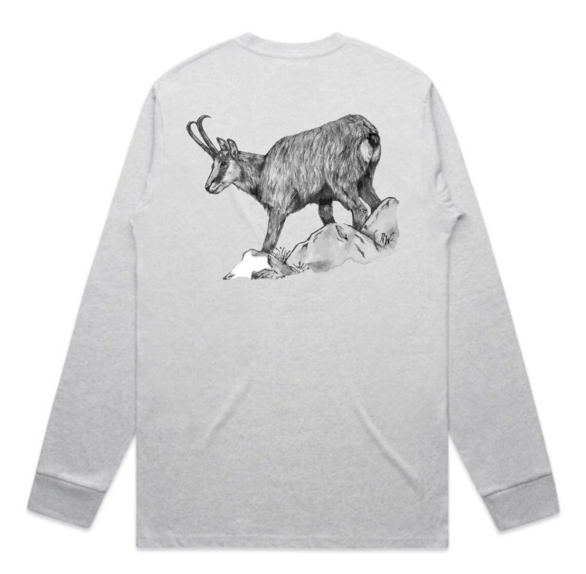 Black and White Chamois Long Sleeve