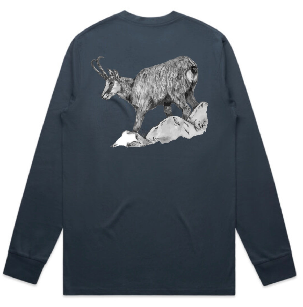 Black and White Chamois Long Sleeve