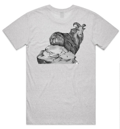 Black and White Bull Tahr T-Shirt