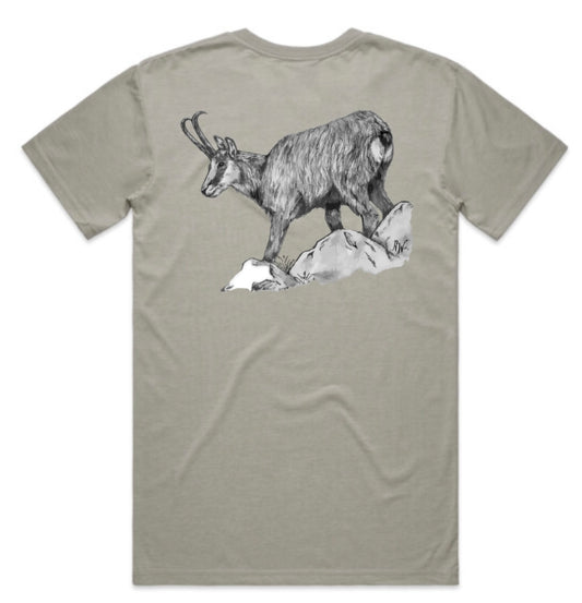 Black and White Chamois T-Shirt