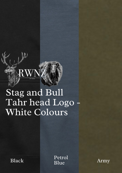 Kids Stag and Bull Tahr Head T-Shirt