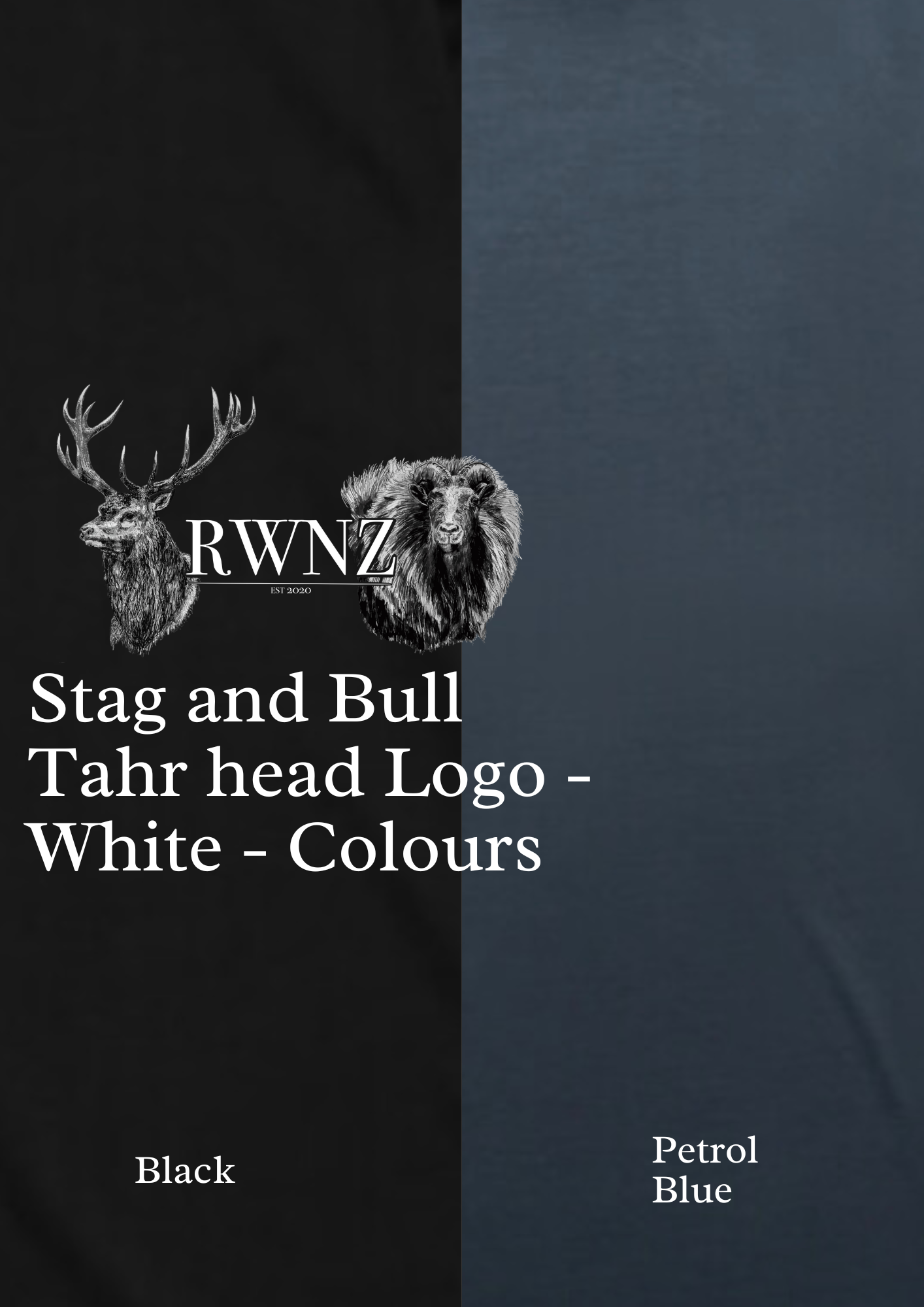 Red Stag and Bull Tahr Head Long Sleeve
