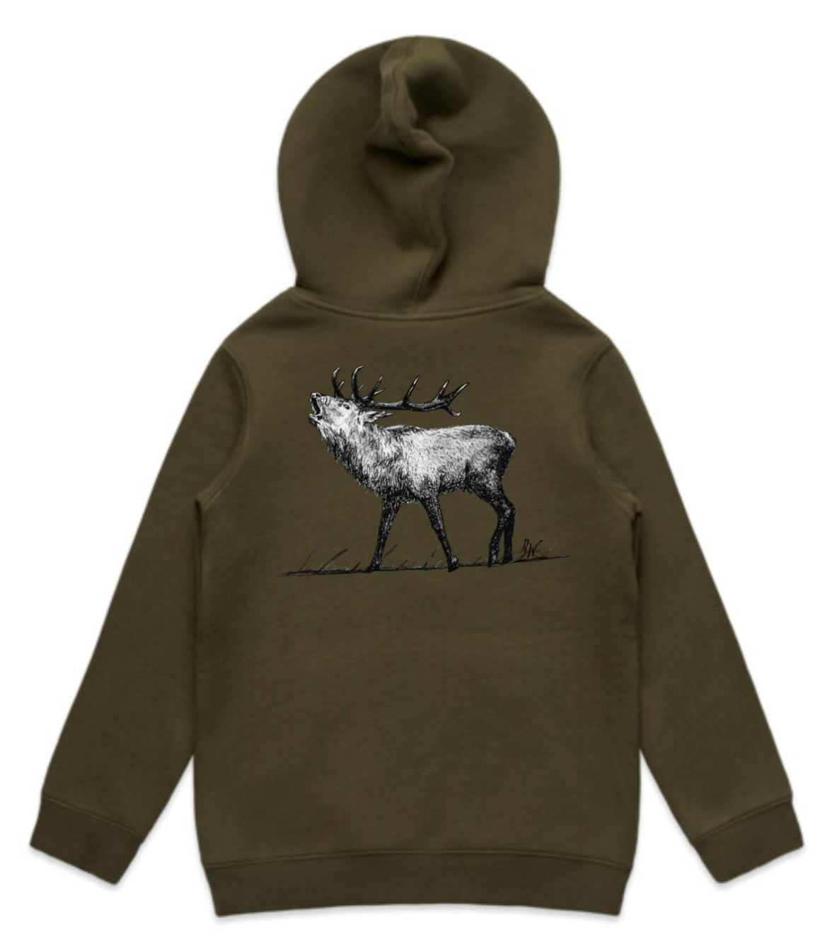 Kids RR Red Stag Hoodie