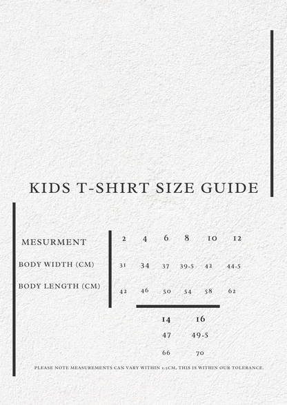 Kids Black and White Stag Head T-Shirt
