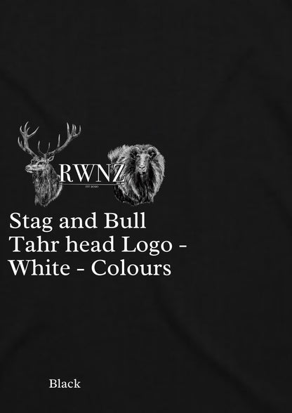 Red Stag and Bull Tahr Head Singlet
