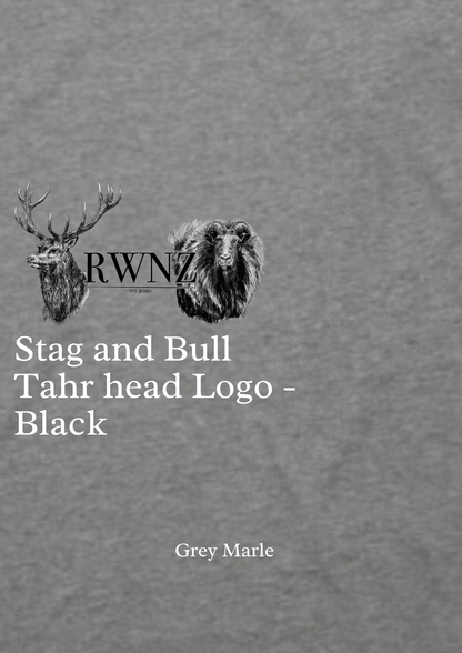 Stag and Bull Tahr Heads Rugby Jersey